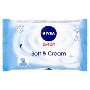 NIVEA Baby Soft & Cream 63 ks - vlhčené obrúsky 86244