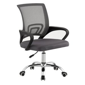 DEX 4 NEW SI 0000314021 - Kancelárska stolička, sivá/čierna/chrom