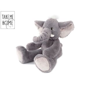 MIKRO -  Take Me Home slon plyšový 36cm 0m+ 660424 - plyšová hračka
