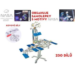 MIKRO -  NASA vesmírna stanica kovová 230ks 34667 - Stavebnica