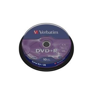 Verbatim DVD+R 10ks, 4.7GB 16x - DVD disk