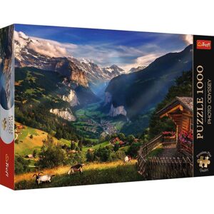 Trefl Trefl Puzzle 1000 Premium Plus - Foto Odysea: Údolie Lauterbrunnen, Švajčiarsko 10821