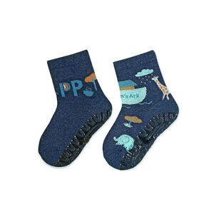 STERNTALER Ponožky protišmykové Archa AIR 2ks v balení blue melange chlapec veľ. 17/18 cm- 9-12 m 8132321-306-18