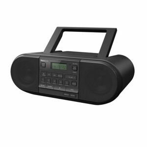 Panasonic RX-D552EG-K čierny - Prenosné rádio s CD, Bluetooth, DAB+ tunerom