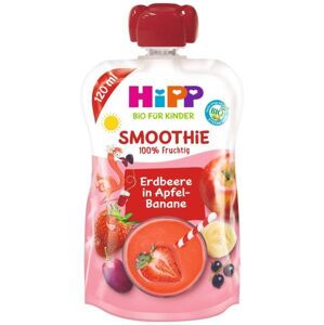HiPP BIO Smoothie Jablko-Banán-Červené ovocie 120 ml DA84000