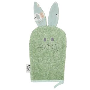 EKO Žinka bavlnená s uškami Bunny Olive green 20x15 cm MY-07-BUNNY-OLIVE-GREEN