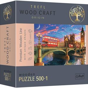 Trefl Trefl Drevené puzzle 501 - Westminsterský palác, Big Ben, Londýn 20155