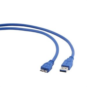 Gembird USB 3.0 A vidlica - micro B vidlica 5m modrý CCP-mUSB3-AMBM-10