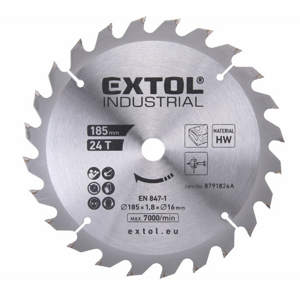 EXTOL 8791826A - Kotúč pílový 185x16mmx1,8mm, 24Z,