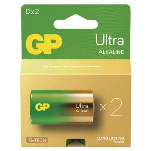 GP Ultra LR20 (D) 2ks B02412 - Batérie alkalické