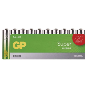 GP Super LR6 (AA) 20ks B0120L - Batérie alkalické