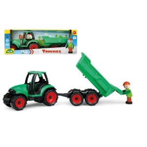 Teddies Truckies traktor s vlečkou plast 32cm v - Auto