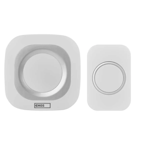 Emos P5733W biely - Domový bezdrôtový zvonček
