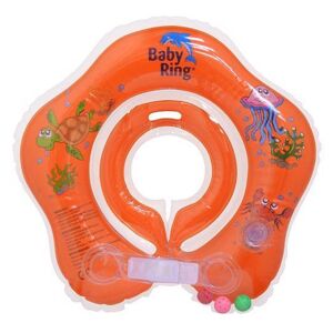 BABY RING Kruh na kúpanie 0-24 m - oranžový 4245