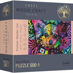 Trefl Trefl Drevené puzzle 501 - Farebné šteniatko 20160