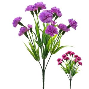 Kytica karafiát X5 fialová 34cm 1000524F - Umelé kvety