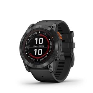 Garmin fenix 7X Pro Solar, Slate Gray Stainless Steel, Black Band 010-02778-01 - prémiové multišportové GPS hodinky