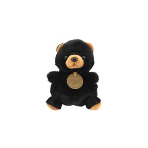 TEDDIES Medveď/Medvedík čierny sediaci 0+ 00850525