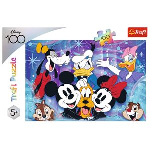 Trefl Trefl Puzzle 100 dielikov - Vo svete Disney je veselo / Disney 100 Výročie 16462