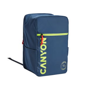 Canyon CSZ-02 modro-žltý CNS-CSZ02NY01 - Príručný batoh pre nízkonákladové letecké spoločnosti s priečinkom pre notebook 15.6"