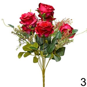 Kytica ruža 50cm červená 1001500C - Umelé kvety