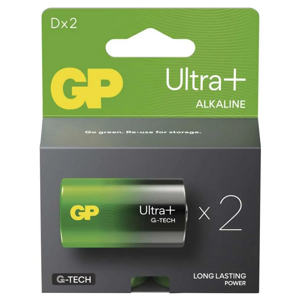 GP Ultra Plus LR20 (D) 2ks B03412 - Batérie alkalické