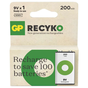 GP ReCyko 9V 200mAh B2552 - Nabíjacia batéria