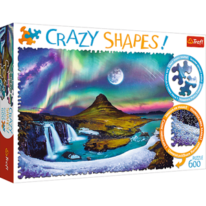 Trefl Trefl Puzzle 600 Crazy Shapes - Aurora 11114