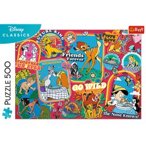 Trefl Trefl Puzzle 500 - Disney: V priebehu rokov / Disney 37465