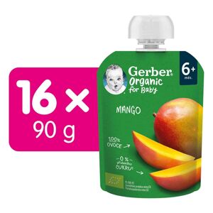 16x GERBER Organic Kapsička mango 90 g? VP-F170861