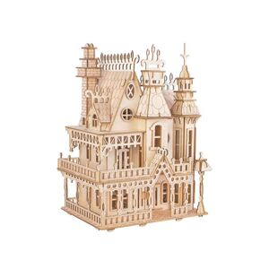 Woodcraft construction kit Drevené 3D puzzle Fantasy vila XE-G012 - 3D skladačka