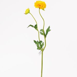 Ranunculus žltý kus 39cm 1100280 - Umelé kvety