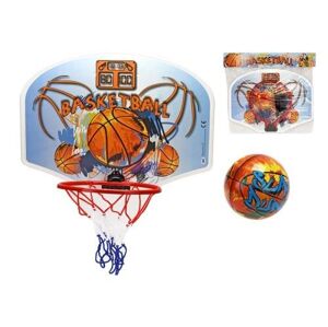 MIKRO -  Basketbalový kôš 41x31cm s loptou v sáčku 33009 - športové náradie