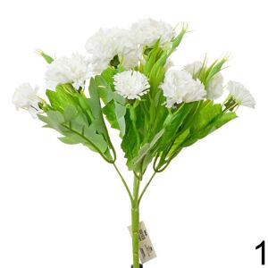 Kytica karafiát 30cm biela 1001630B - Umelé kvety