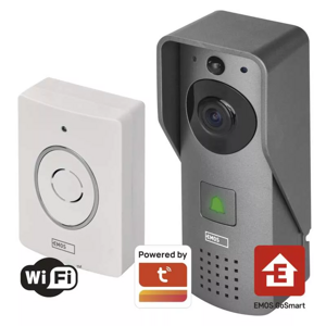 Emos GoSmart Domový bezdrôtový videozvonček IP-09C s wifi H4031 - bezdrôtový videozvonček