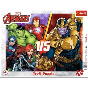 Trefl Trefl Puzzle Rámčekové 25 - Neporaziteľný tím Avengerov / Disney Marvel The Avengers 31427