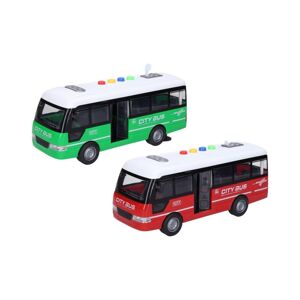 Wiky Autobus s efektmi 25cm - červený 032979 - auto