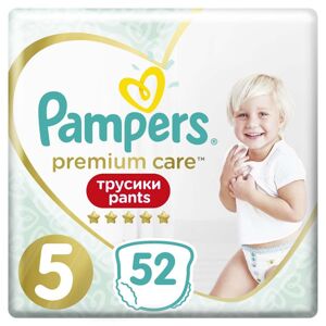 PAMPERS Premium Care Pants Nohavičky plienkové jednorazové 5 (12-17 kg) 52 ks 8001090760036
