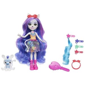 Mattel Mattel Enchantimals deluxe bábika - Zemirah zebrová 25HNV28