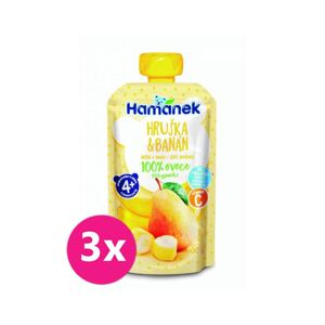 3x HAMÁNEK Hruška & banán 100 g VP-F143683