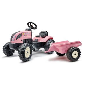 Falk Falk šliapací traktor 2056L s prívesom Country Star - ružový FA2056L