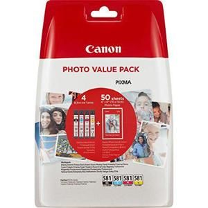 Canon CLI-581 set CMYK XL + 50ks fotopapier 10x15cm 2052C004