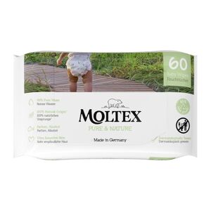 MOLTEX Pure & Nature EKO vlhčené obrúsky na báze vody (60 ks) 370