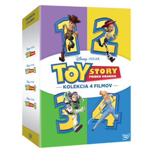 Toy Story: Príbeh hračiek 1-4 - DVD kolekcia