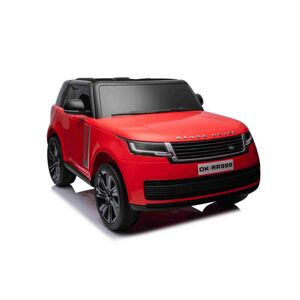 BENEO Range Rover model 2023, Dvojmiestne, červené, Koženkové sedadlá, Rádio so vstupom USB, Zadný P RANGE_ROVER_RED - Elektrické autíčko
