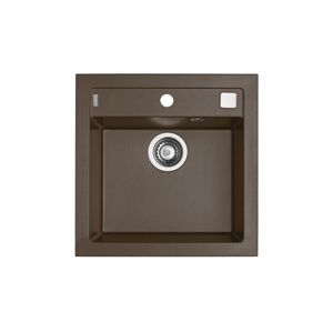 FORMIC 20 Chocolate 1103764 - Drez Granitový 520x510mm, vanička 440x350x200mm