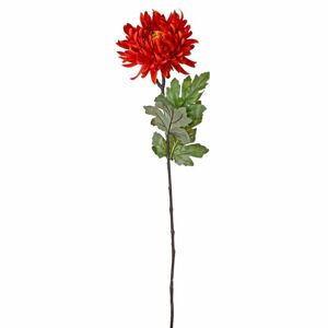Florasystém Chryzantéma kus červeno-oranžová 60x17cm - Umelé kvety