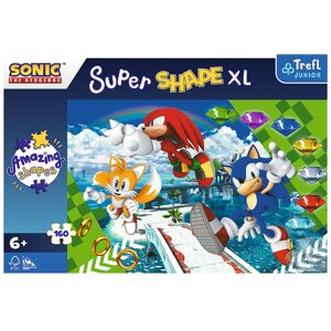 Trefl Trefl Puzzle 160 XL Super Shape - Šťastný Sonic / SEGA Sonic The Hedgehog FSC Mix 70% 50038