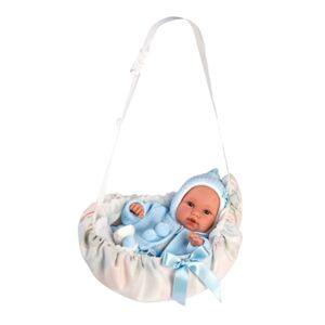 Llorens Llorens 63641 NEW BORN - realistická bábika bábätko so zvukom a mäkkým látkovým telom 36cm MA4-63641