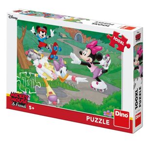 Dino toys Dino Minnie športuje 100XL Puzzle DN343467
